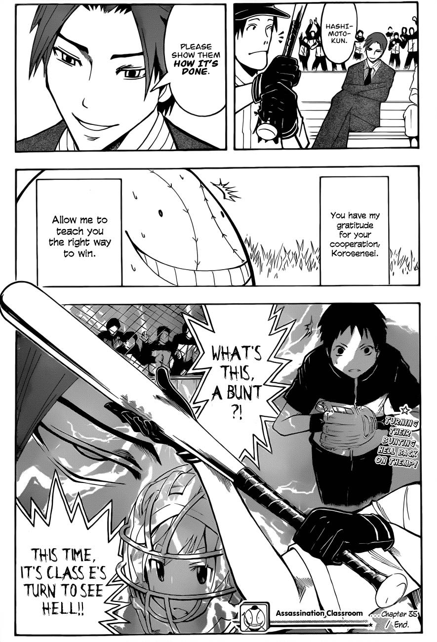 Assassination Classroom Manga Online Assassination Classroom Manga - Chapter 35 - Page 20