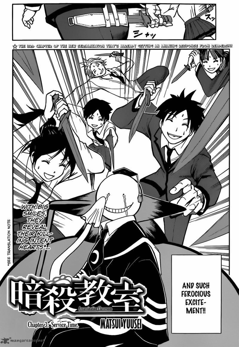 Assassination Classroom Manga Online Assassination Classroom Manga - Chapter 3 - Page 3