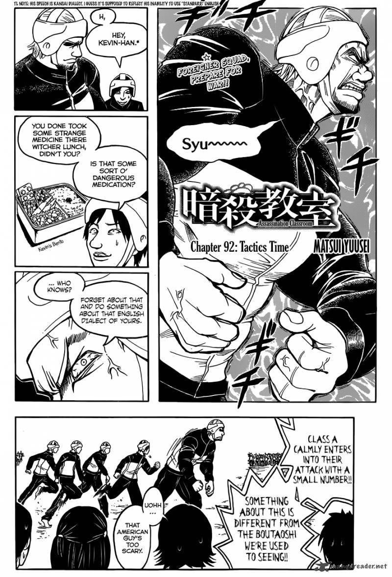 Assassination Classroom Manga Online Assassination Classroom Manga - Chapter 92 - Page 3