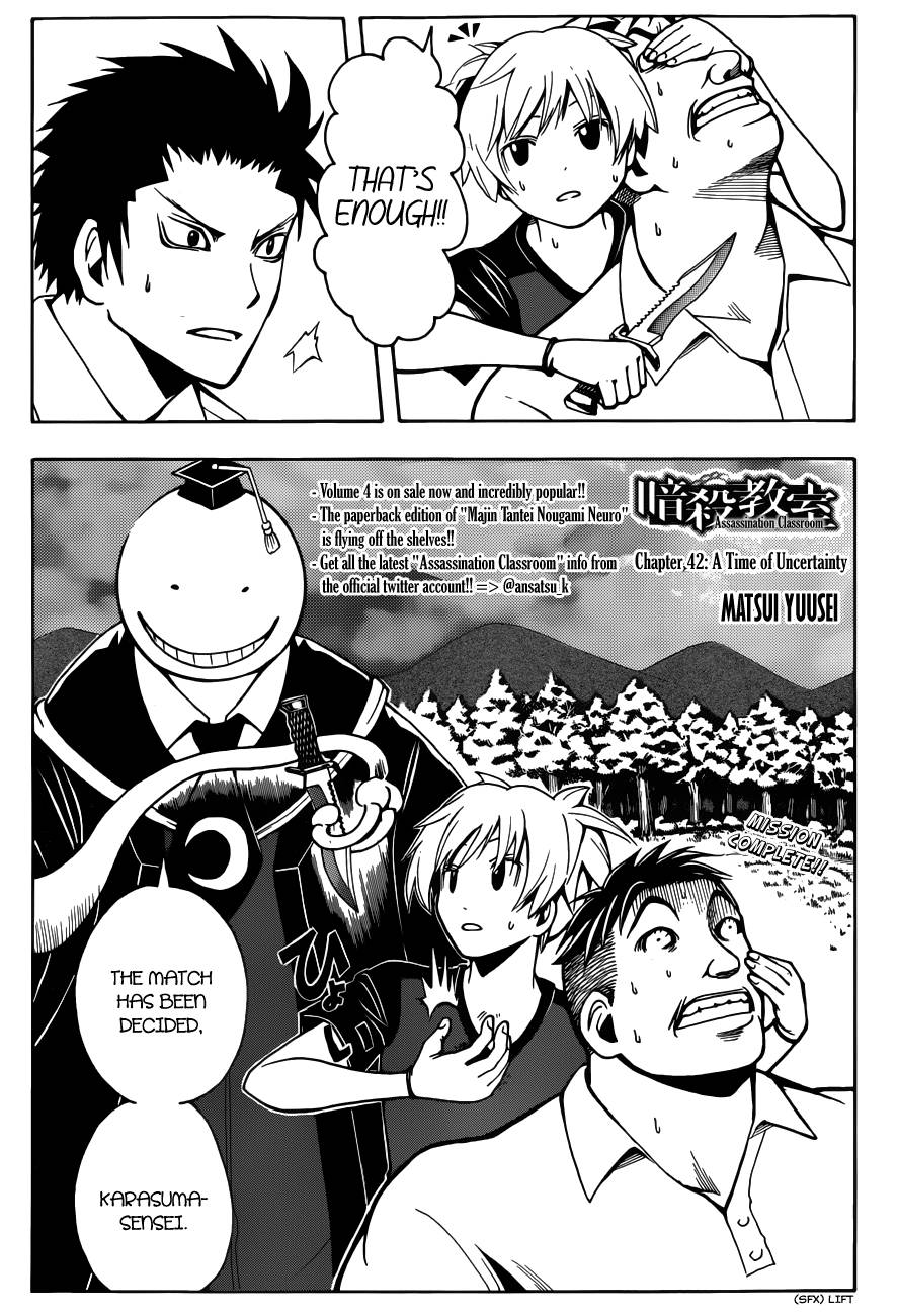 Assassination Classroom Manga Online Assassination Classroom Manga - Chapter 42 - Page 2