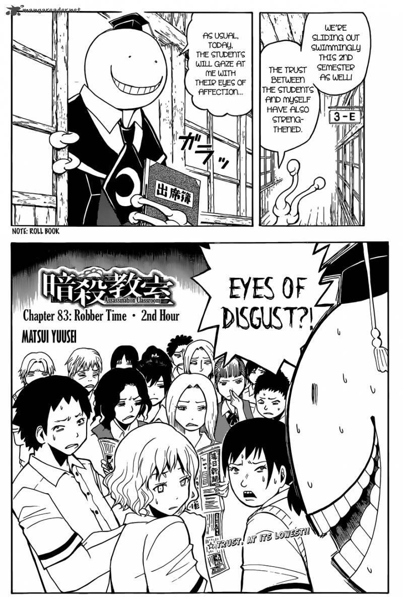 Assassination Classroom Manga Online Assassination Classroom Manga - Chapter 83 - Page 3