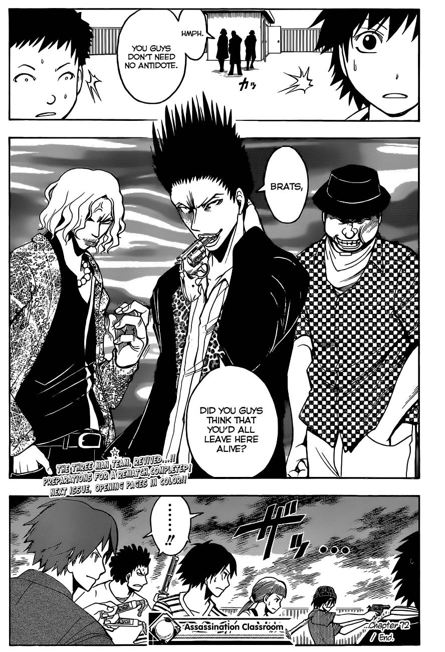 Assassination Classroom Manga Online Assassination Classroom Manga - Chapter 72 - Page 19
