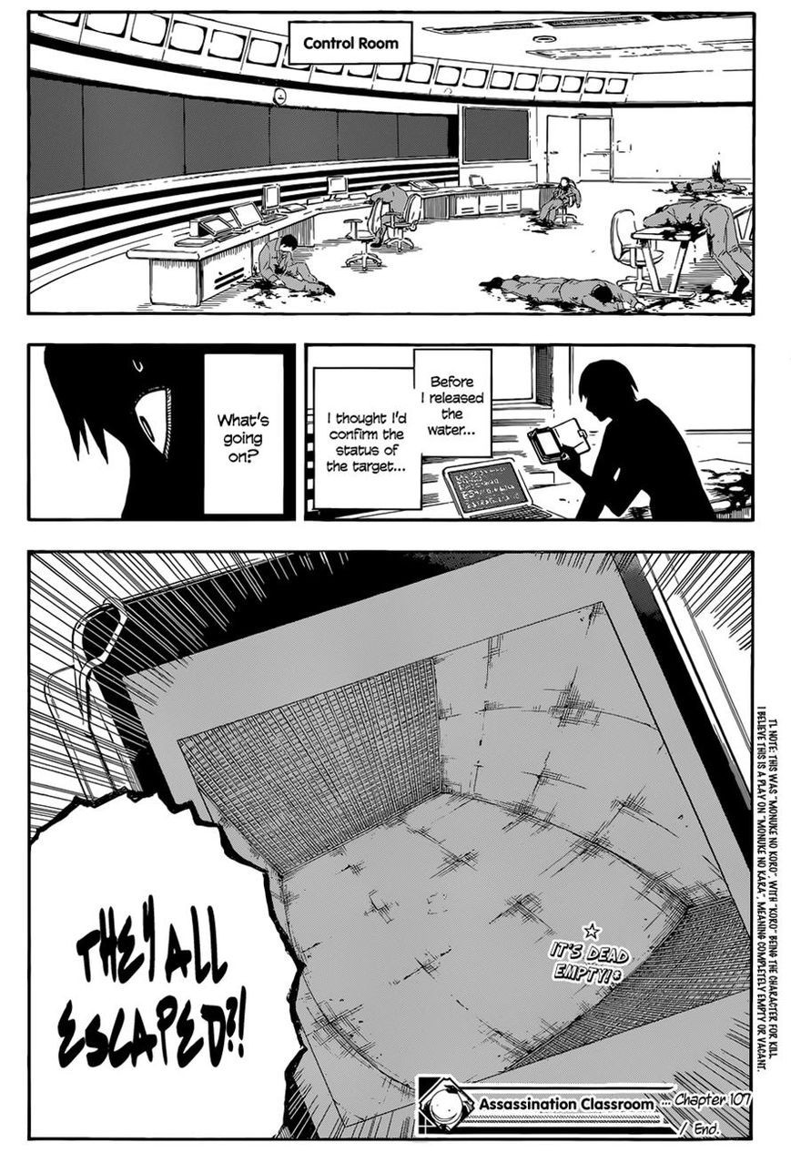 Assassination Classroom Manga Online Assassination Classroom Manga - Chapter 107 - Page 20