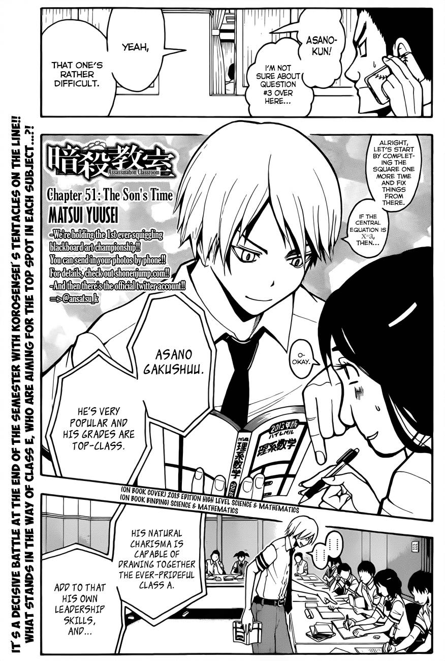 Assassination Classroom Manga Online Assassination Classroom Manga - Chapter 51 - Page 2