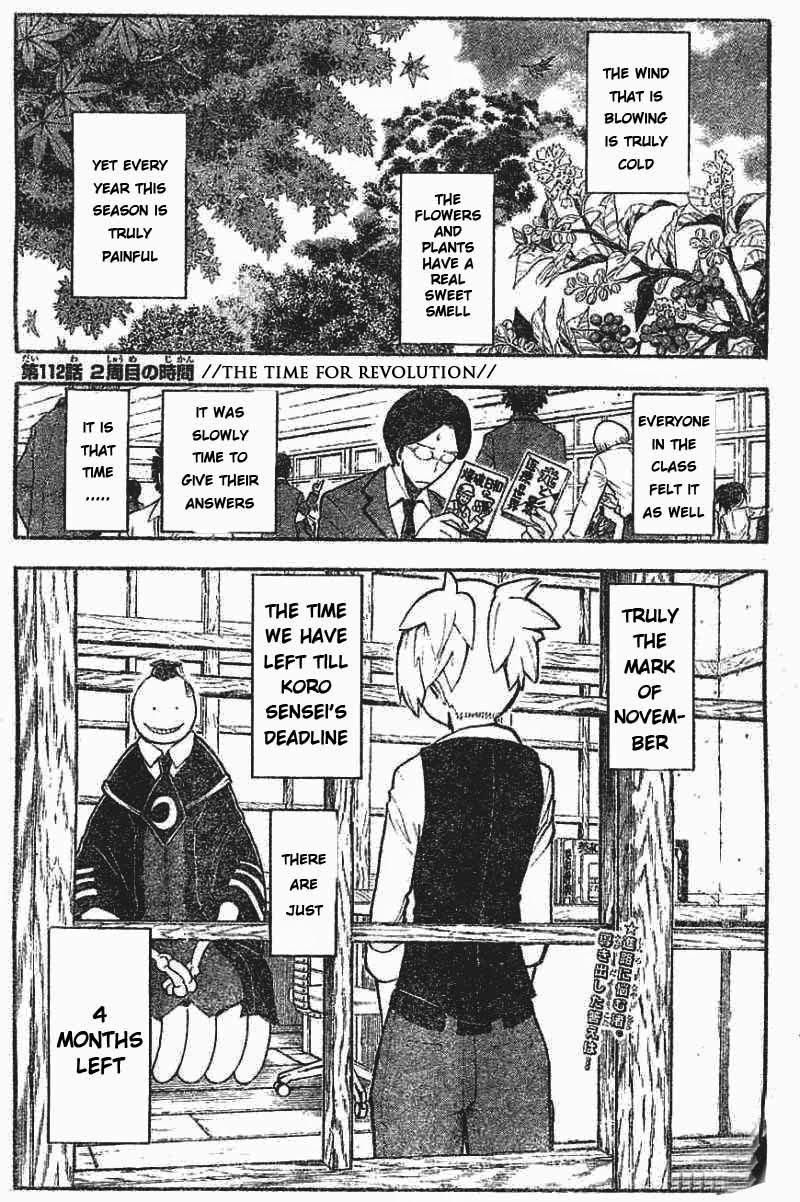 Assassination Classroom Manga Online Assassination Classroom Manga - Chapter 112 - Page 1