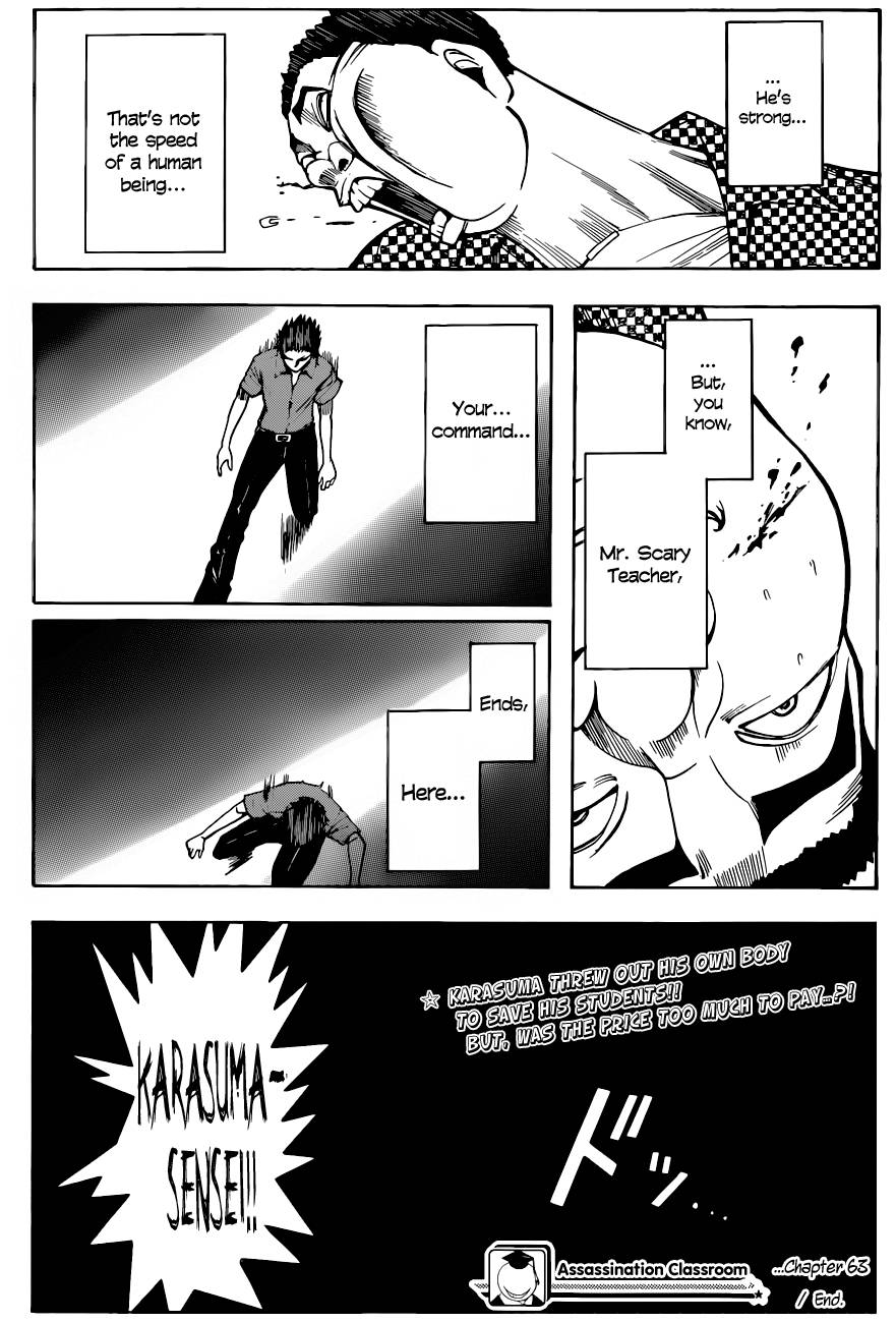 Assassination Classroom Manga Online Assassination Classroom Manga - Chapter 63 - Page 20