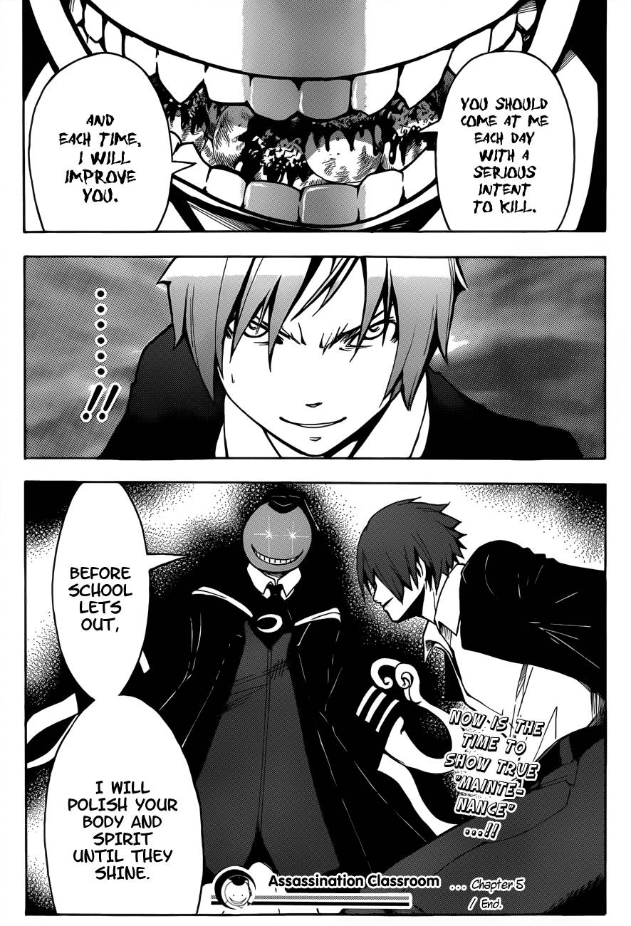 Assassination Classroom Manga Online Assassination Classroom Manga - Chapter 5 - Page 22