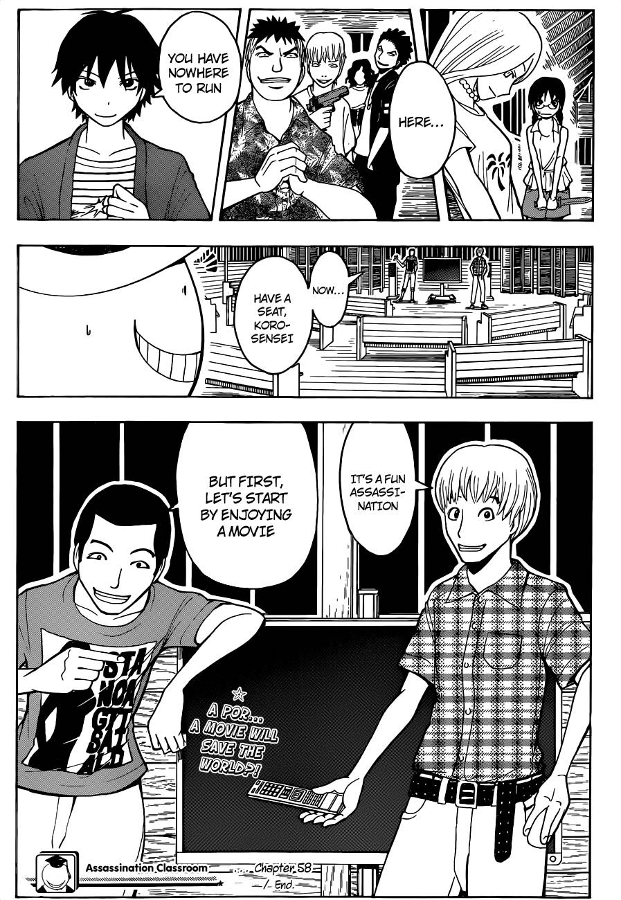 Assassination Classroom Manga Online Assassination Classroom Manga - Chapter 58 - Page 20