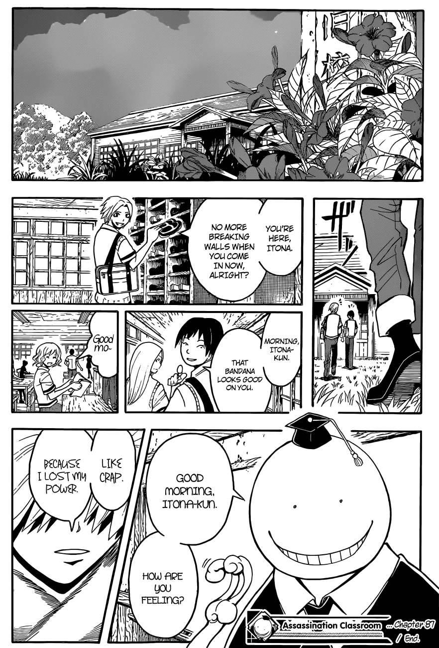 Assassination Classroom Manga Online Assassination Classroom Manga - Chapter 87 - Page 20