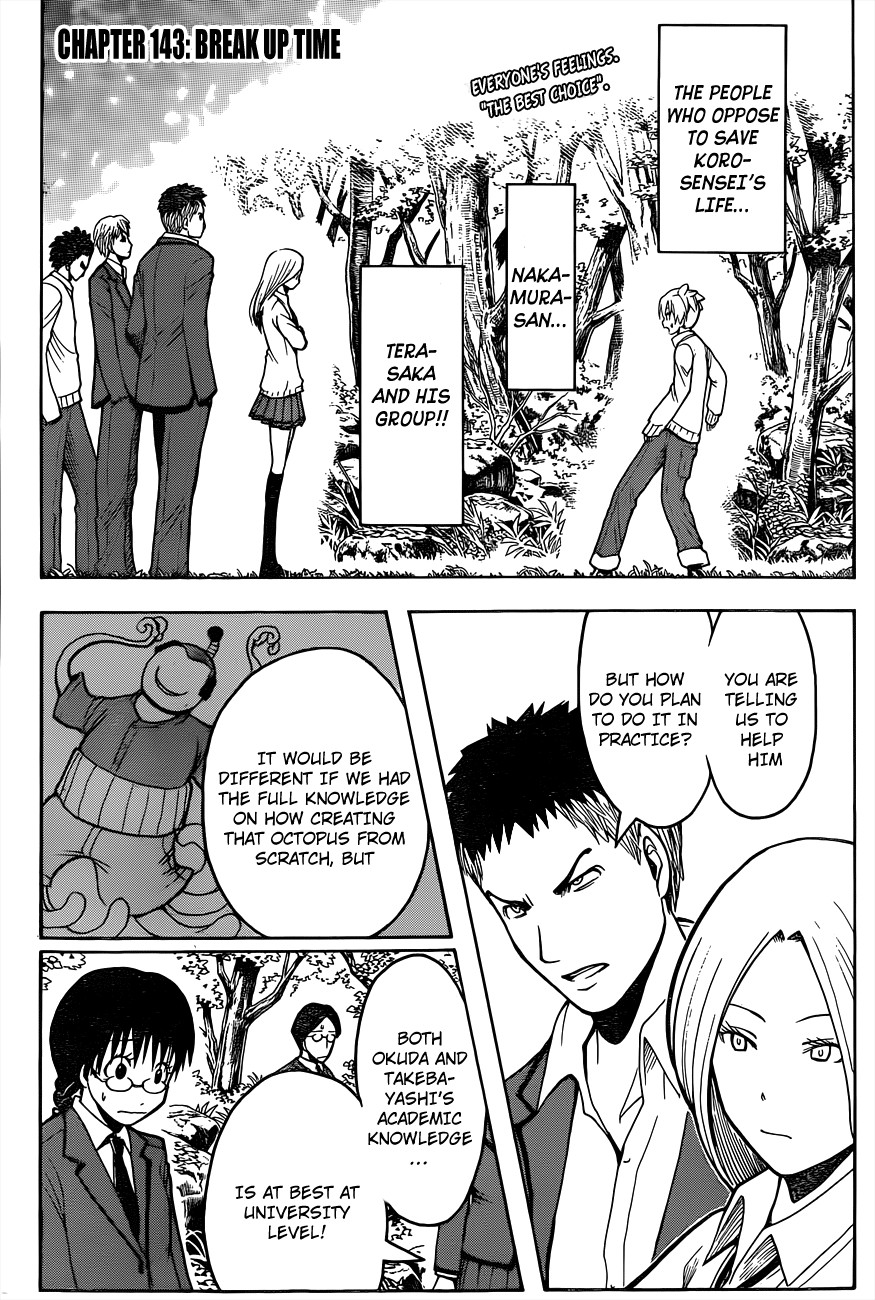 Assassination Classroom Manga Online Assassination Classroom Manga - Chapter 143 - Page 3