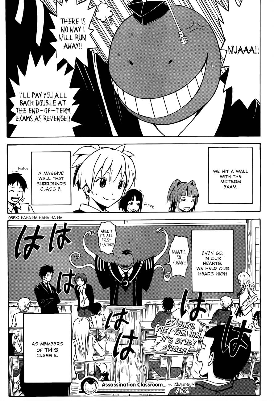 Assassination Classroom Manga Online Assassination Classroom Manga - Chapter 14 - Page 20