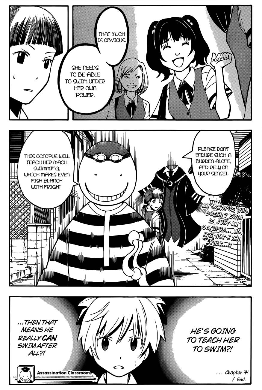 Assassination Classroom Manga Online Assassination Classroom Manga - Chapter 44 - Page 20