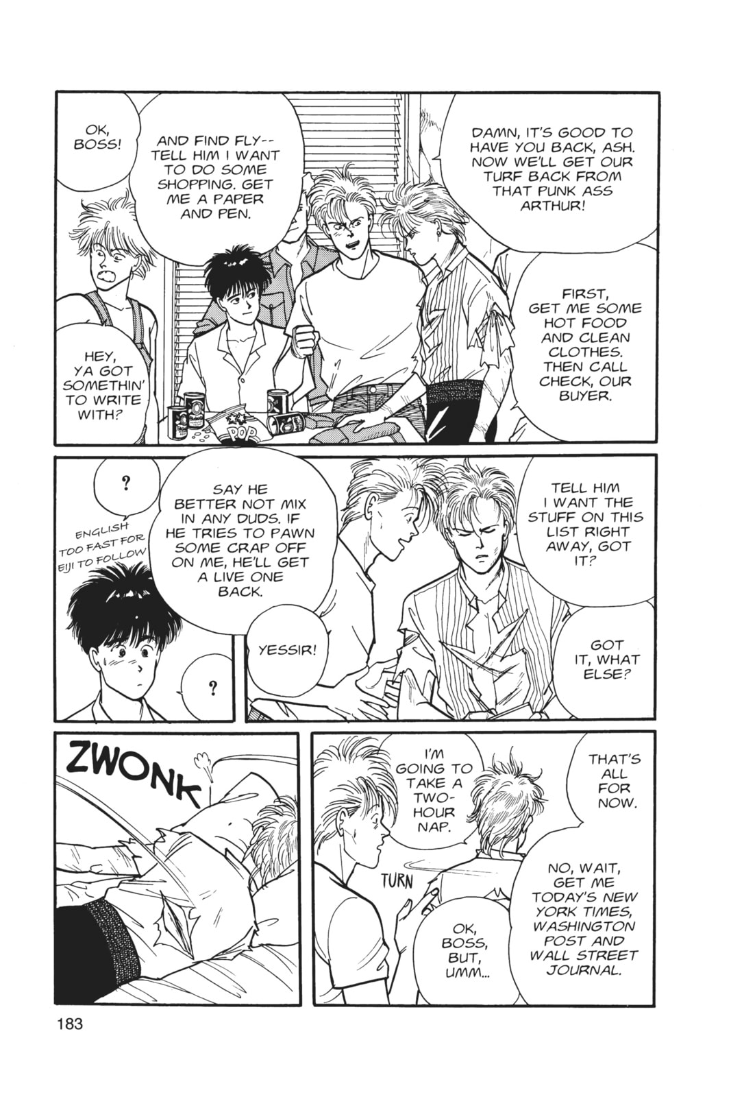 Banana Fish Manga Online - Banana Fish Manga - Chapter 6 - Page 178