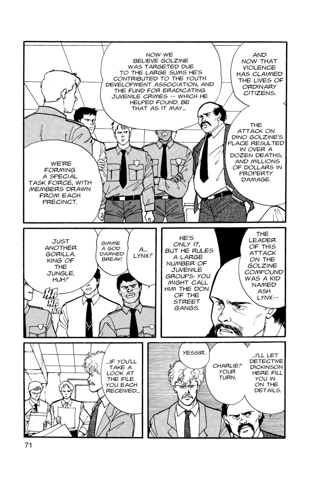 Banana Fish Manga Online - Banana Fish Manga - Chapter 7 - Page 67