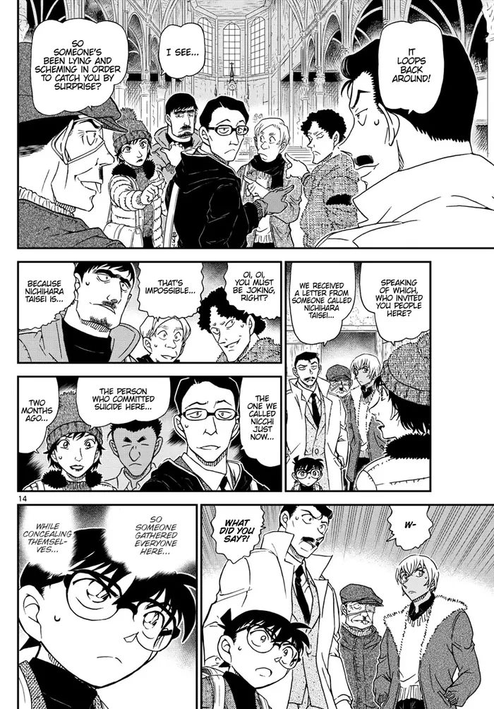 Case Closed Manga - Chapter 1027 - Page 14