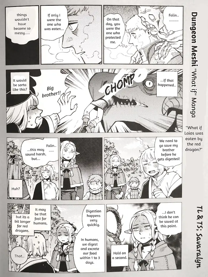 Delicious in Dungeon - Chapter 97.8 - Page 1