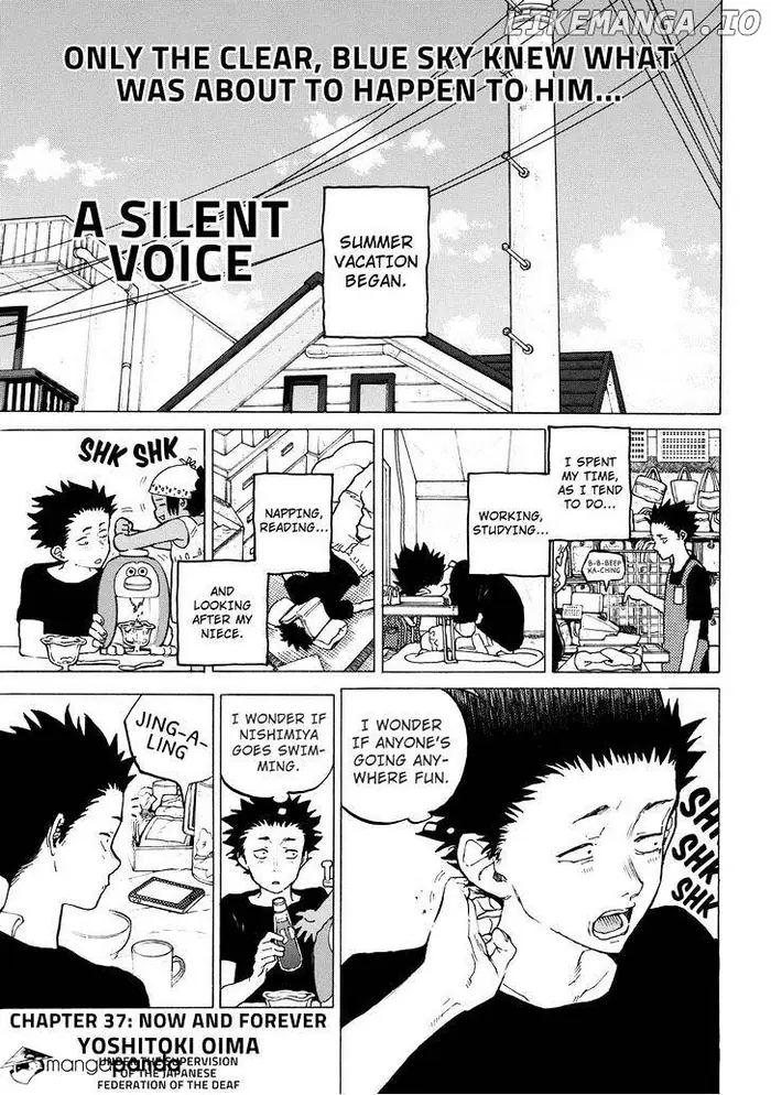 A Silent Voice Manga - Chapter 37 - Page 1