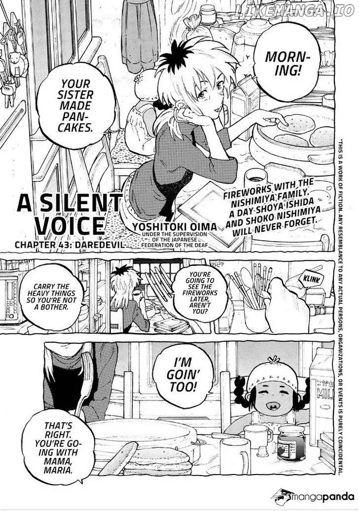 A Silent Voice Manga - Chapter 43 - Page 1