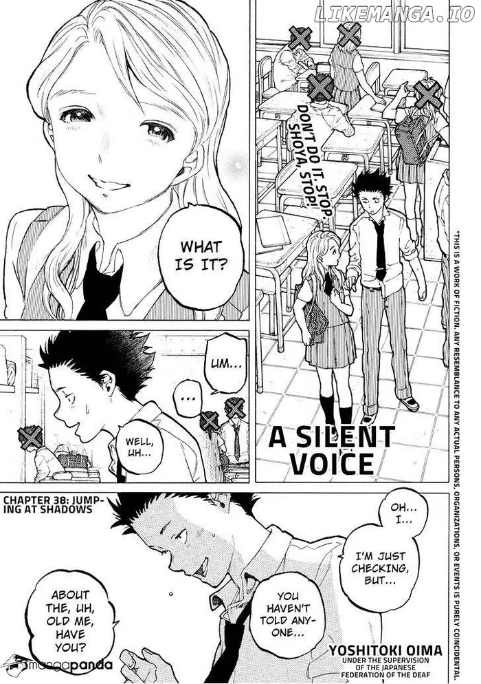 A Silent Voice Manga - Chapter 38 - Page 1