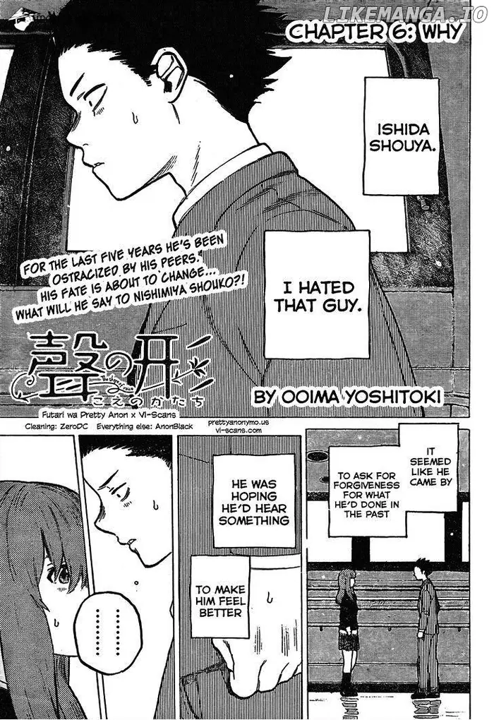 A Silent Voice Manga - Chapter 6 - Page 1