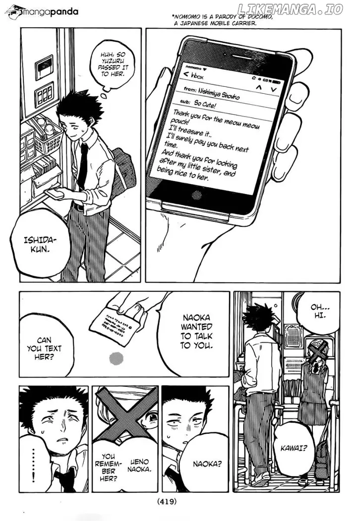 A Silent Voice Manga - Chapter 20 - Page 11