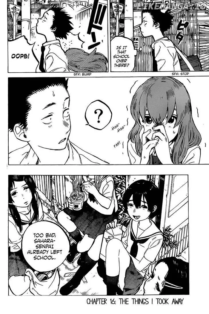A Silent Voice Manga - Chapter 16 - Page 3