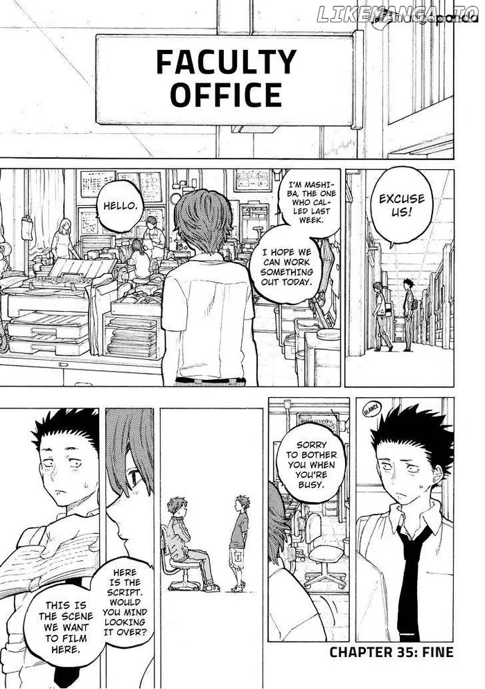 A Silent Voice Manga - Chapter 35 - Page 2