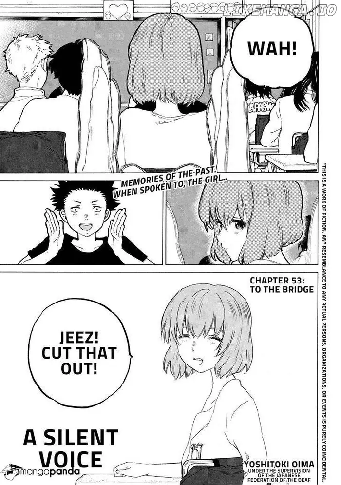 A Silent Voice Manga - Chapter 53 - Page 1