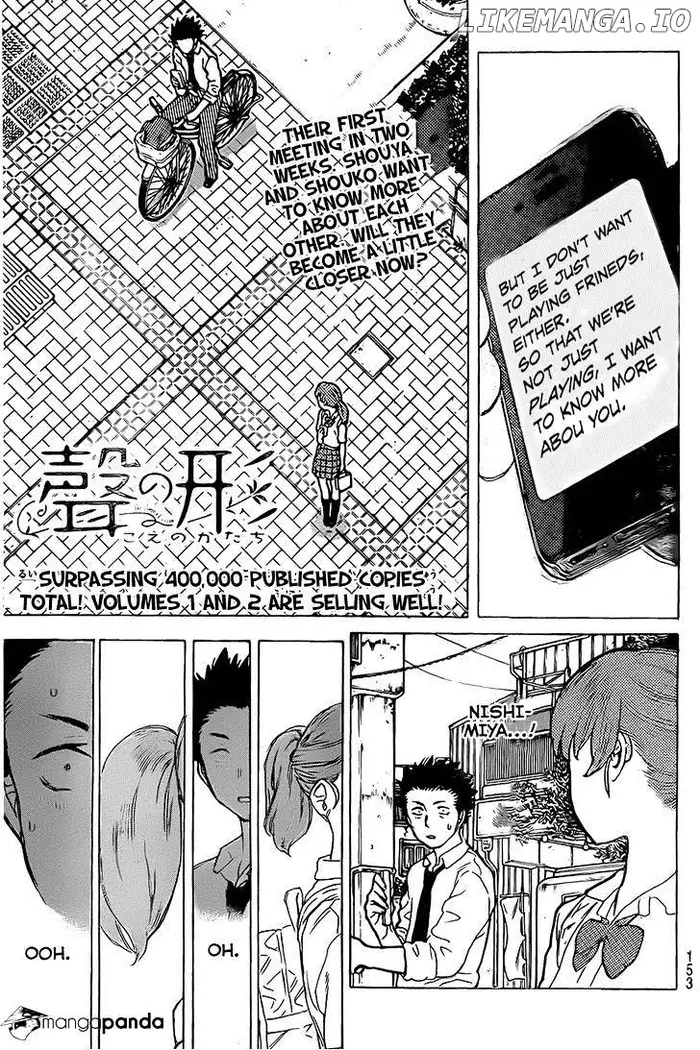 A Silent Voice Manga - Chapter 23 - Page 1