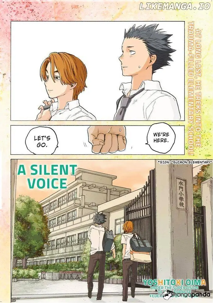 A Silent Voice Manga - Chapter 35 - Page 1
