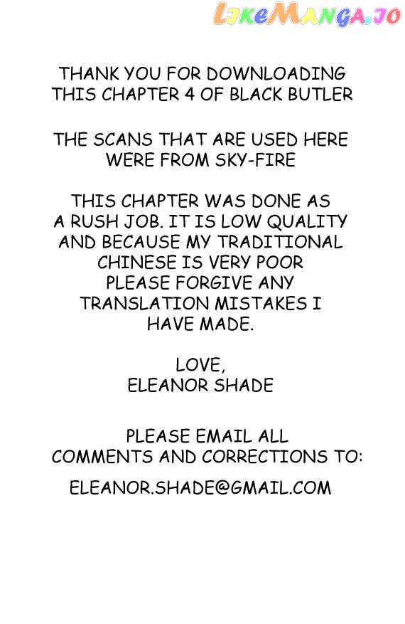 Black Butler - Chapter 4 - Page 1