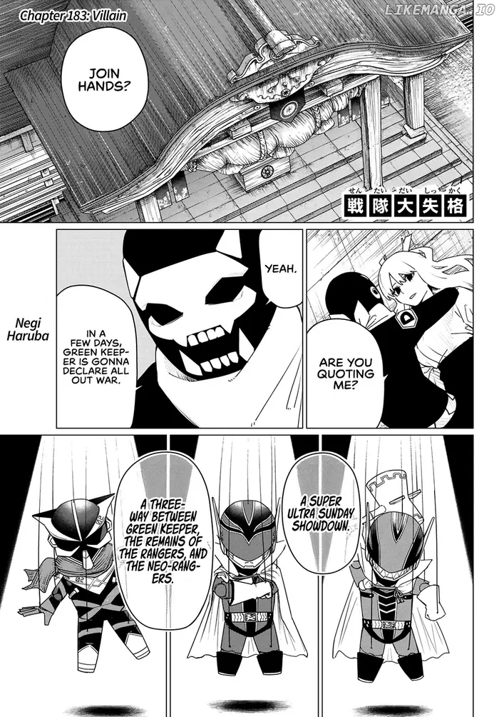 Go! Go! Loser Ranger! - Chapter 183 - Page 1