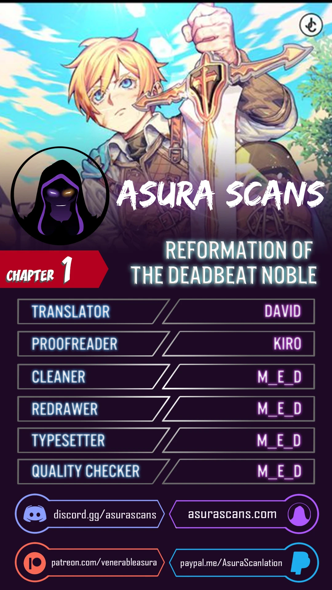 Reformation of the Deadbeat Noble - Chapter 1 - Page 1